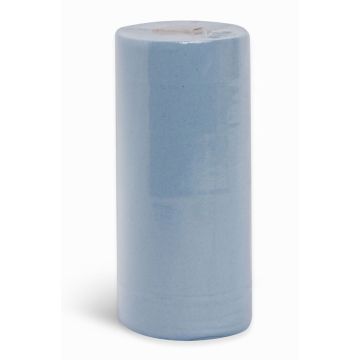 2PLY HYGIENE ROLL 250mm BLUE - Blue
