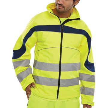 Beeswift Eton Hi-Vis Soft Shell Jacket