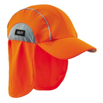 HIGH PERFORMANCE HAT WITH SHADE ORANGE - Orange