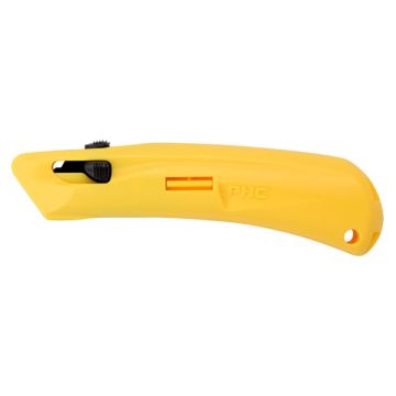 PLASTIC SPRING BACK SAFETY KNIFE - Blue