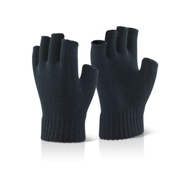 FINGERLESS MITTS - Black