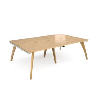 Fuze double back to back desks 1600mm deep
