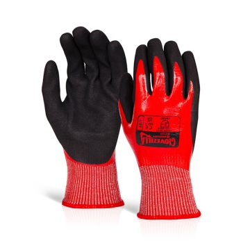 Glovezilla Waterproof Nitrile Cut D Gloves (Pack 10)