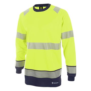 Beeswift Deltic Hi-Vis Two-Tone Long Sleeve T-Shirt