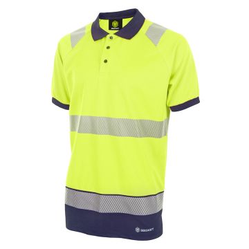 Beeswift Deltic Hi-Vis Two Tone Short Sleeve Polo Shirt