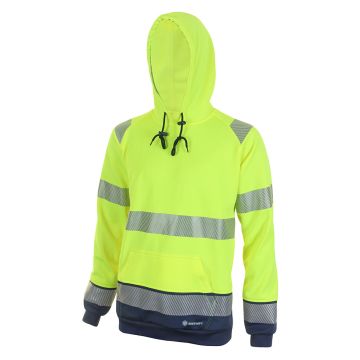 Beeswift Deltic Hi-Vis Two-Tone Hoodie