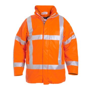 Hydrowear Norfolk Multi Fire Hi-Vis Retardant Anti-Static Waterproof Lined Parka Jacket