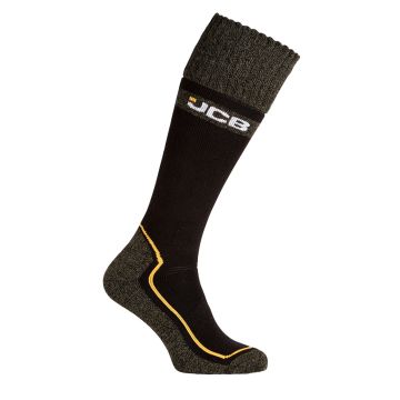 1PK PRO TECH WELLY SOCKS BLACK 6-8.5 - Black