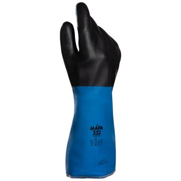 TEMP-TEC 332 GAUNTLET SIZE 10(XL) - Black/Blue
