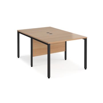 Maestro 25 bench back to back straight desks 1600mm