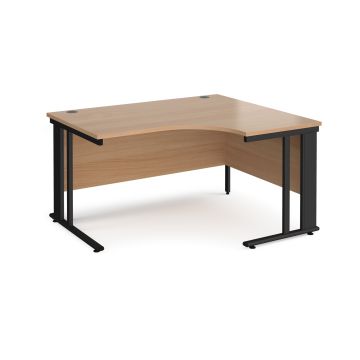 Maestro 25 cable managed right hand ergonomic desk
