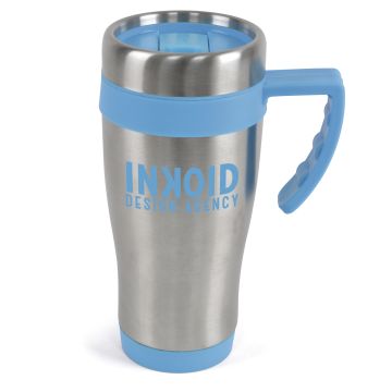 Oregon 400ml Travel Mug-Cyan