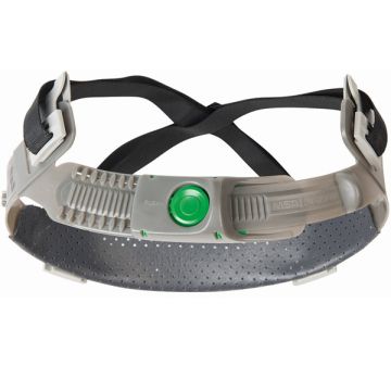 PUSH-KEY SUSPENSION WITH SEWN IN PVC SWEATBAND - Black