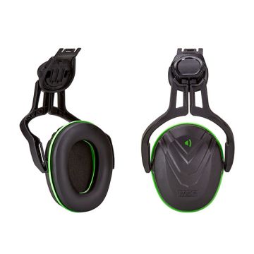 V-GARD HELMET MOUNTED EAR DEFENDER GREEN LOW - Green