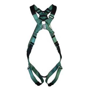 V-FORM BACK D-RING QWIK-FIT HARNESS XL - Green