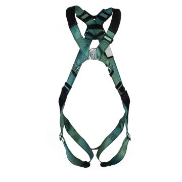 V-FORM BACK/CHEST D-RING QWIK- FIT HARNESS LGE - Green