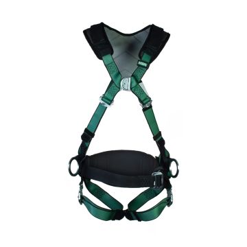 V-FORM + BACK/CHEST/HIP D-RING BAYONET HARNESS W/ W BELT STD - Green