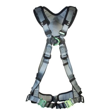 V-FIT BACK/CHEST D-RING BAYONET HARNESS XS - Black