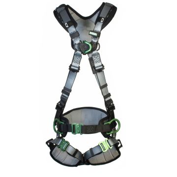 V-FIT BACK/CHEST/HIP D-RING BAYONET HARNESS W/ W BELT XL - Black