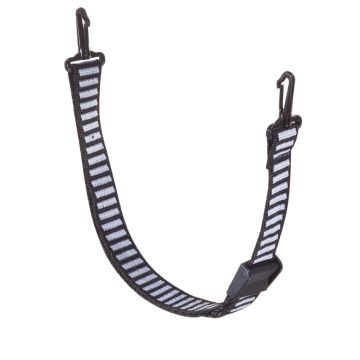 2-POINT TEXTILE CHIN STRAP - Black