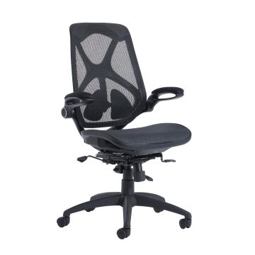 Napier high mesh back operator chair - Black