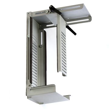 Neon under desk CPU holder