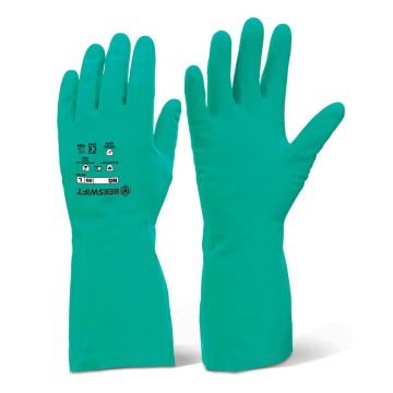 Beeswift Nitrile Rubber Chemical Gloves