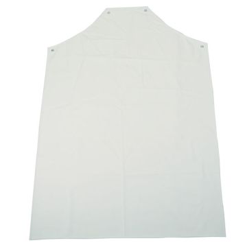 PVC APRON L-W WHT 48"X36"PK 10 - White