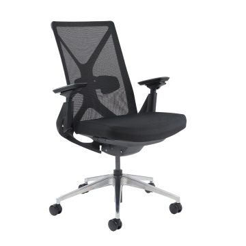 Paxton mesh back operator chair with black frame - Black