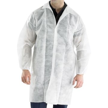 Beeswift Polyprop Disposable Visitors Coat (Pack 50)