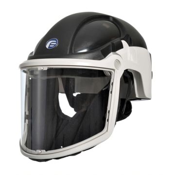 PF3000 HARD HAT (BLACK) PAPR CLEAR VISOR P3 - Black