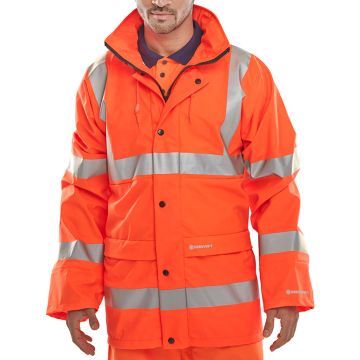 Beeswift Hi-Vis Breathable PU Jacket