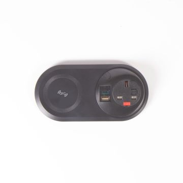 Wireless & plug in power module - Black