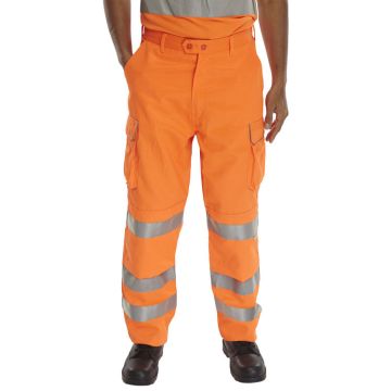 Beeswift Hi-Vis Rail Spec Trousers