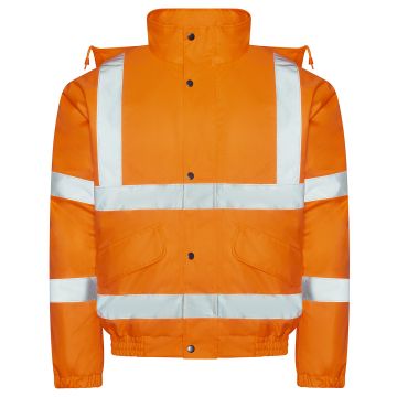 High visibility bomber jacket