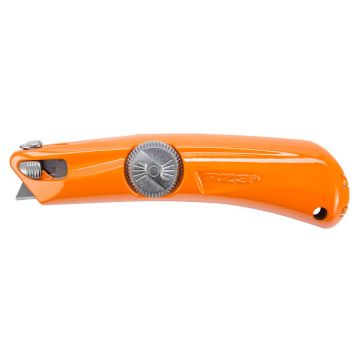 METAL SPRING BACK SAFETY KNIFE - Orange