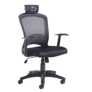 Solaris mesh back operator chair - Black