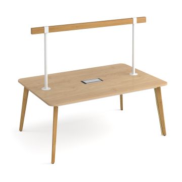 Saxon worktable with high level tool rail