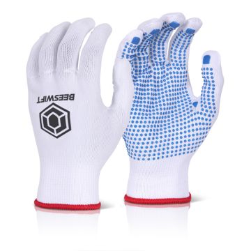 Beeswift Tronix Blue Dot Gloves - Pack of 10 (Pack 10)