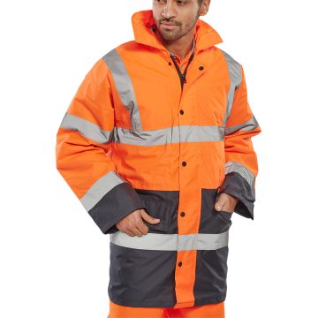 Beeswift Hi-Vis Two-Tone Traffic Jacket