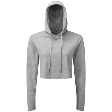 Women's TriDri® cropped hooded long sleeve t-shirt