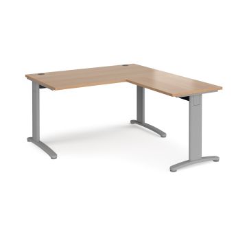 TR10 single desk with return