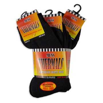 THERMAL WINTER SOCKS BLACK - Black