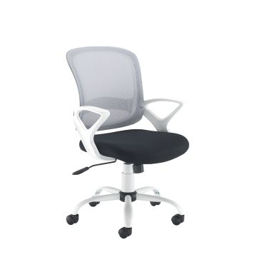 Tyler mesh back operator chair - White