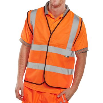 Beeswift Hi-Vis Vest Retail Packaged