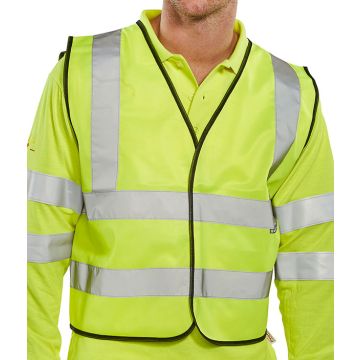 Beeswift Hi-Vis Vest Short Length
