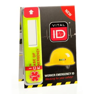 EMERGENCY ID DATA WINDOW (ICE) - Saturn Yellow