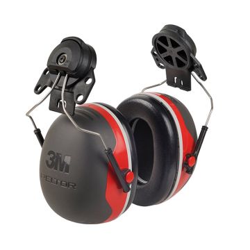 PELTOR X3P3 HELMET ATTACHMENT - Red